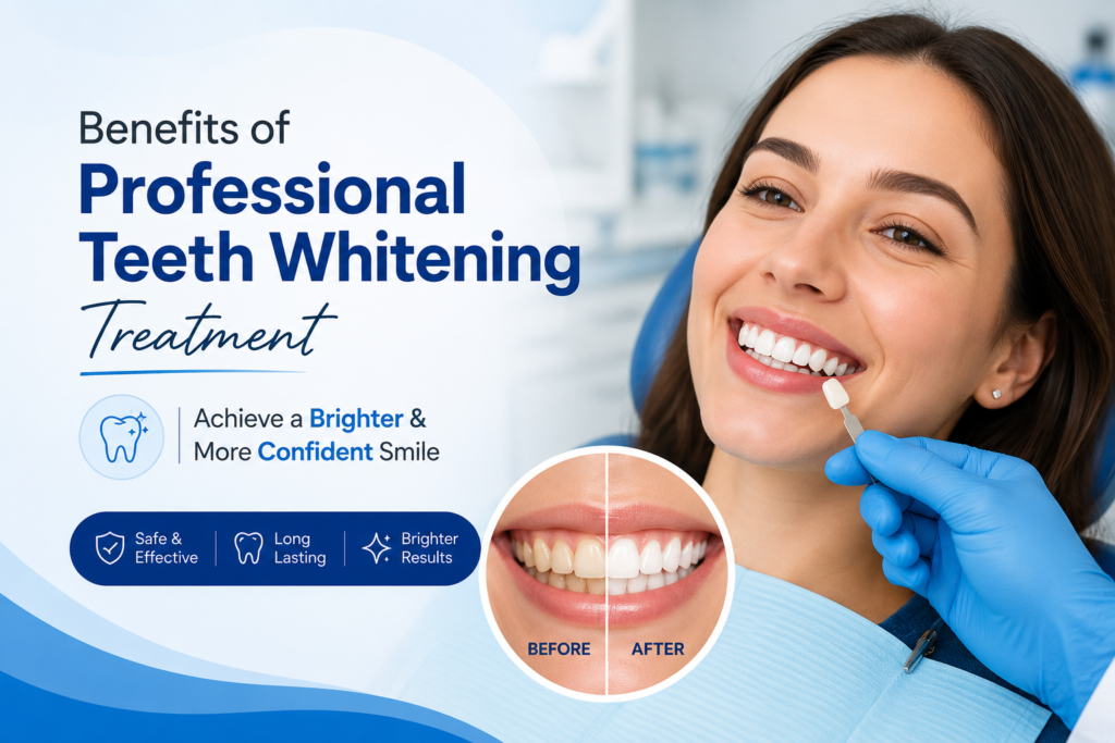 Benefits of Professional Teeth Whitening Treatment